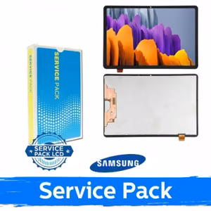 LCD-näyttö yhteensopiva Samsung X700 / X706 Tab S8 11'' musta (Service Pack)