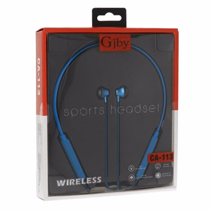 GJBY headphones - SPORTS BLUETOOTH CA-113 Blue