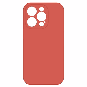 Tel Protect Silicone Premium iPhone 14 Prolle korallinpunainen
