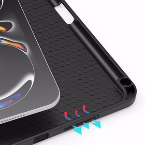 DUX DUCIS Domo Taitettava Suojakuori kynäsäilytyksellä iPad Pro 11 (2024):lle - musta