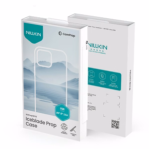 Nillkin Iceblade Prop Suojakuori jalustalla iPhone 16e / 17e:lle - vihreä