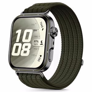 Tech-Protect nailonranneke Huawei Watch Fit 3 / 4 / 4 Pro / 5 / 5 Pro - vihreä