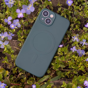 Simple Color Mag case for iPhone 16 Plus 6,7" dark green
