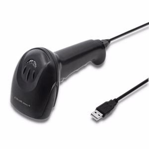 Qoltec 50866 – langallinen 1D CCD -viivakoodinlukija, USB, musta