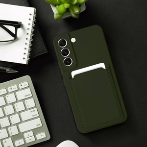 Suojakuori Samsung A35 5G:lle Card Case vihreä