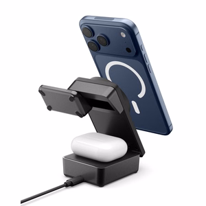 Spigen Essential Qi2.2 25W 3in1 MagSafe Magneettinen Langaton Laturi - Musta