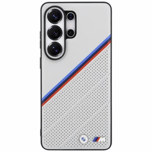 BMW Tricolor Metal Logo MagSafe suojakuori Samsung Galaxy S26 Ultra:lle harmaa