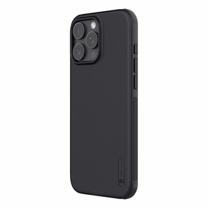 Nillkin Super Frosted Shield Pro -suojakuori iPhone 16 Pro 6,3:lle - musta