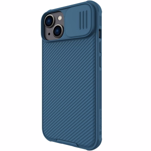 Nillkin CamShield Pro Case iPhone 14 Plus panssaroitu suojus kameran suojus sininen