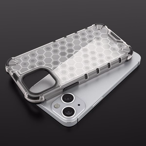 Honeycomb Asia panssari kansi TPU puskuri iPhone 13 mini vihreä