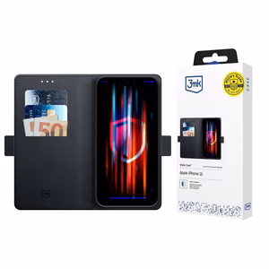 3mk Wallet Case for Apple iPhone 17 Air - Black