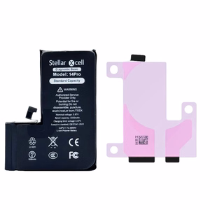 StellarXcell Diagnostic -akku Apple iPhone 14 Pro -puhelimeen, 3200 mAh (vakiokapasiteetti + laadukas BMS-kopio)