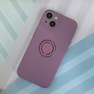 Puhelimen suojakuori sormipidikkeellä iPhone 15 Pro 6,1' vaaleanvioletti
