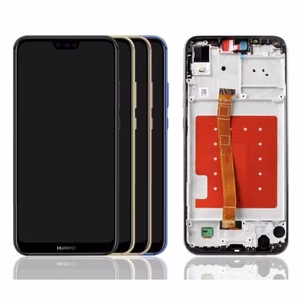 LCD Display Compatible With Huawei P20 Lite With Blue Frame HQ