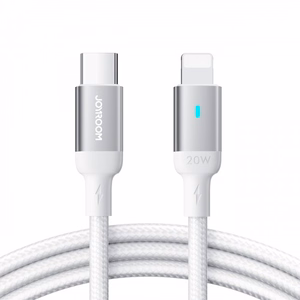 Joyroom Extraordinary Series A10 Lightning / USB-C PD 20W kaapeli 1.2 m - valkoinen