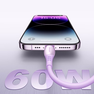 Joyroom S-A59 Vibrant Series 60W USB-C - USB-C Kaapeli 1,2m - violetti