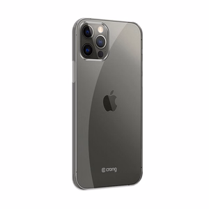 Crong Crystal Slim suojakuori laitteelle iPhone 12 Pro Max, läpinäkyvä