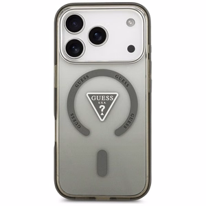 GUESS suojakuori iPhone 17 Pro Max MagSafe-yhteensopiva (IML Gradient kolmiologolla) - khaki