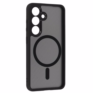 Täysin matta Mag -takakuori Samsung Galaxy S25 - musta