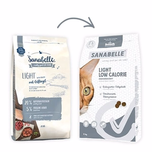 Bosch Sanabelle Light Poultry – vähäkalorinen kissojen kuivaruoka siipikarjalla, 8 kg
