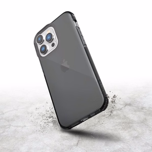 Raptic X-Doria Clear Case iPhone 14 Pro panssaroitu suojus harmaa
