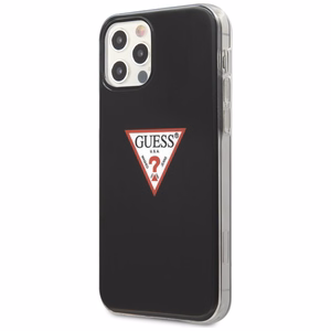 Guess GUHCP12MPCUCTLBK iPhone 12/12 Pro 6.1" musta/musta kovakotelo Triangle-mallisto