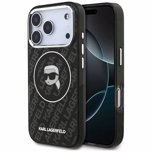 Karl Lagerfeld IML Karl Head Logo MagSafe -suojakuori iPhone 17 Pro - musta