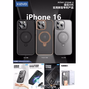 Puhelimen suojakuori X-Level Pithy Stone II Samsung S938 S25 Ultra läpinäkyvä