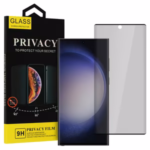 Karkaistu lasi Privacy SAMSUNG GALAXY S22 ULTRA musta