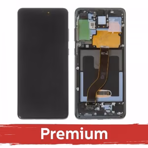 LCD Display Compatible With Samsung G985 S20 Plus with Frame / Cosmic Grey / OEM