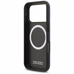 BMW M FW Metal Logo MagSafe Suojakuori iPhone 17 Pro Max:lle - laivastonsininen