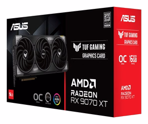 ASUS TUF Gaming TUF-RX9070XT-O16G-GAMING AMD Radeon RX 9070 XT 16 GB GDDR6 Näytönohjain