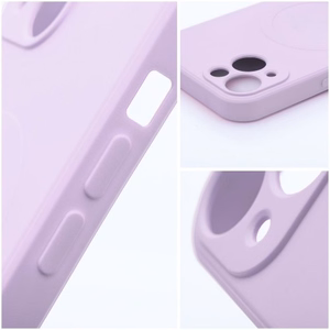 Silikoninen Mag Cover Samsung S26 ULTRA:lle MagSafe-yhteensopiva vaaleanpunainen