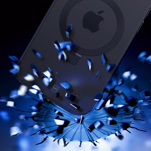 3mk Smoke Case Mag&Stand Suojakuori Apple iPhone 16 Pro Max:lle - musta