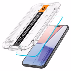 Spigen karkaistu lasi GLAS.TR EZ FIT iPhone 15 Plus:lle - läpinäkyvä
