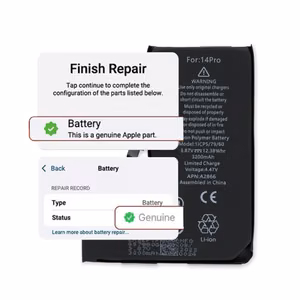 Akku yhteensopiva iPhone 14 Pro / itsediagnosoitava / Asetukset: aito /