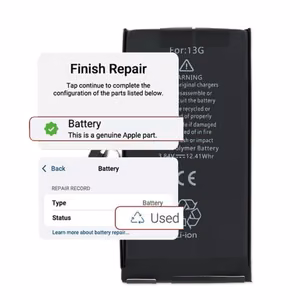 Akku yhteensopiva iPhone 13 / Itsediagnoosi / Asetukset: Käytetty /
