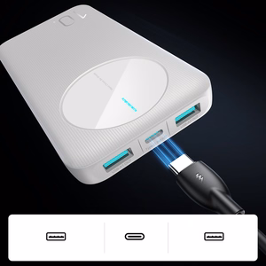 Powerbank Joyroom JR-PBF12 10000mAh 2.4A 2x USB-A 1x USB-C - valkoinen
