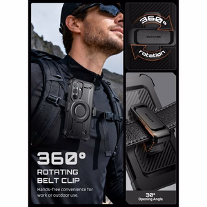 Supcase Unicorn Beetle Pro Mag MagSafe 2-Set Suojakuori Samsung Galaxy S26:lle - Musta