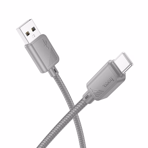 Hoco USB-A - USB-C -kaapeli 3A 1 m X113 - harmaa