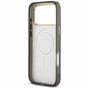 Guess Python Pattern MagSafe -suojakuori iPhone 17 Pro Max - musta