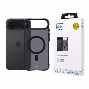 3mk Smoke MagCase iPhone 17 Air:lle - musta puoliläpinäkyvä