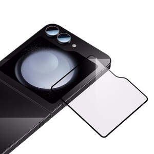 Benks Warrior HD karkaistu lasi Samsung Galaxy Z Flip 6:lle, musta