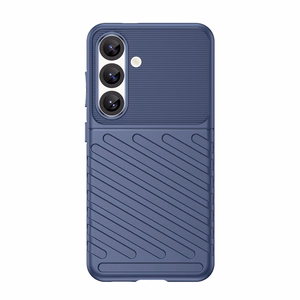 Thunder Case Samsung Galaxy S25 Silikoninen Panssarikuori - sininen