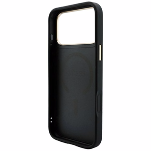 Guess Embossed 4G Classic MagSafe-suojakuori iPhone 17 Pro Max / 18 Pro Max -malleille, musta