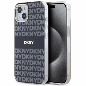 DKNY IML Mono ja Raita MagSafe Suojakuori iPhone 15/14/13:lle - musta