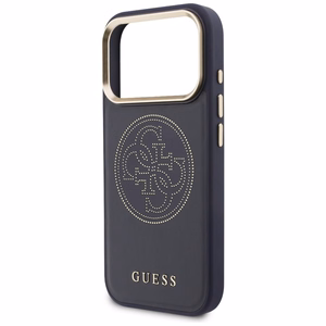 Guess Perforated 4G MagSafe Suojakuori iPhone 17 Pro Max:lle - Sininen