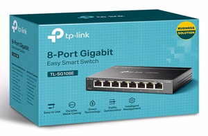 TP-Link 8-porttinen Gigabit Easy Smart kytkin