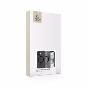 Tech-Protect MagSlim MagSafe Suojakuori iPhone 16:lle - musta