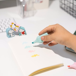Snoopy – 4 värin korostuskynäsarja 3D-koristeella
